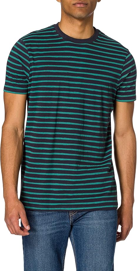 springfield 男式 camiseta regular rayas reconsider 汗衫